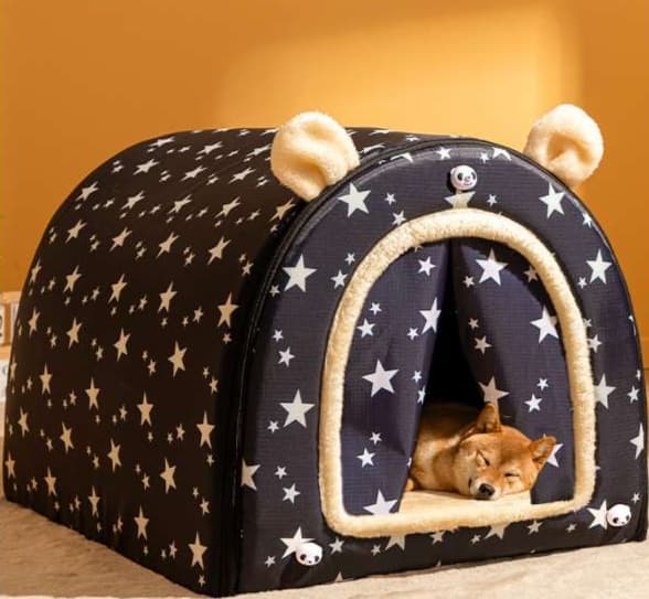 ペットマット 犬用 ふわもこ星空ハウスマット