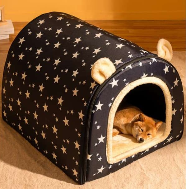 ペットマット 犬用 ふわもこ星空ハウスマット