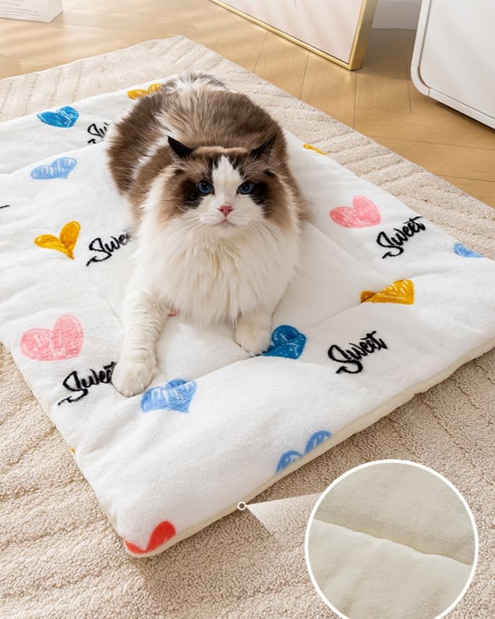 ペットマット 猫用 もこもこ癒しのマット