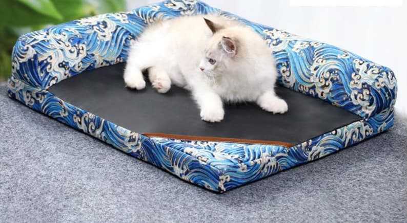 ペットマット 猫用 和風リラックス夏用マット
