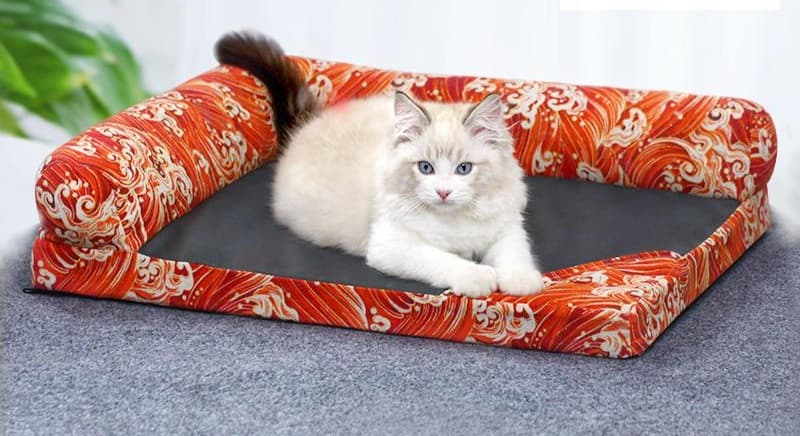 ペットマット 猫用 和風リラックス夏用マット