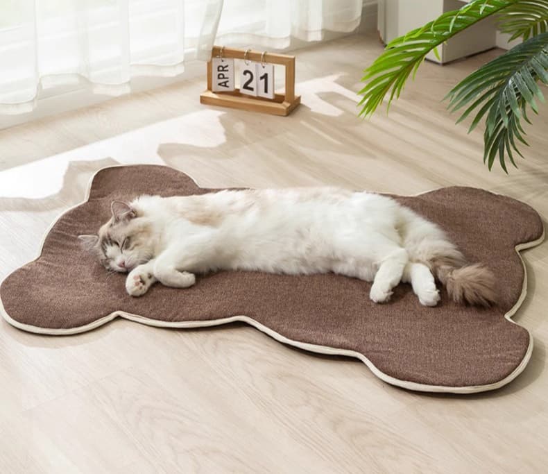 ペットマット 猫用 ふわもこ眠り心地マット