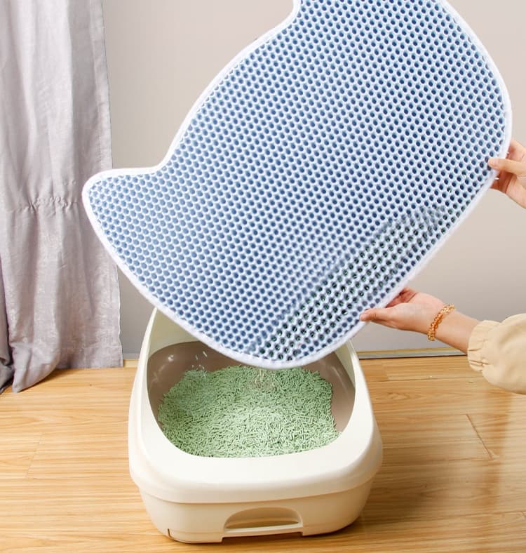 ペットマット 猫用 二重構造トイレマット