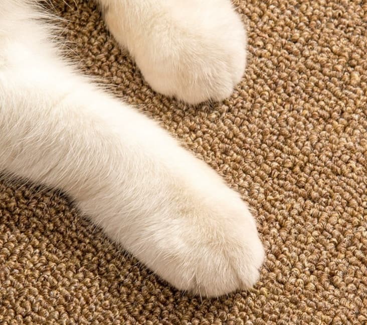 ペットマット 猫用 高級麻素材ツーウェイラグマット