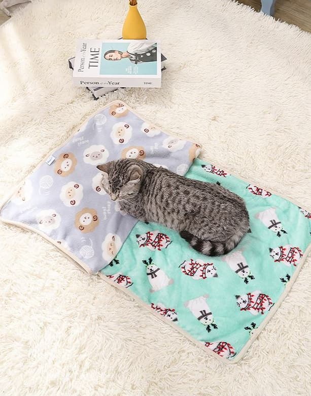 ペットマット 猫用 もこもこキュートマット