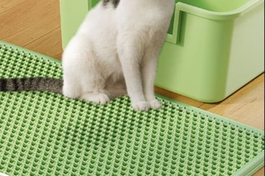 ペットマット 猫用 二重構造トイレマット