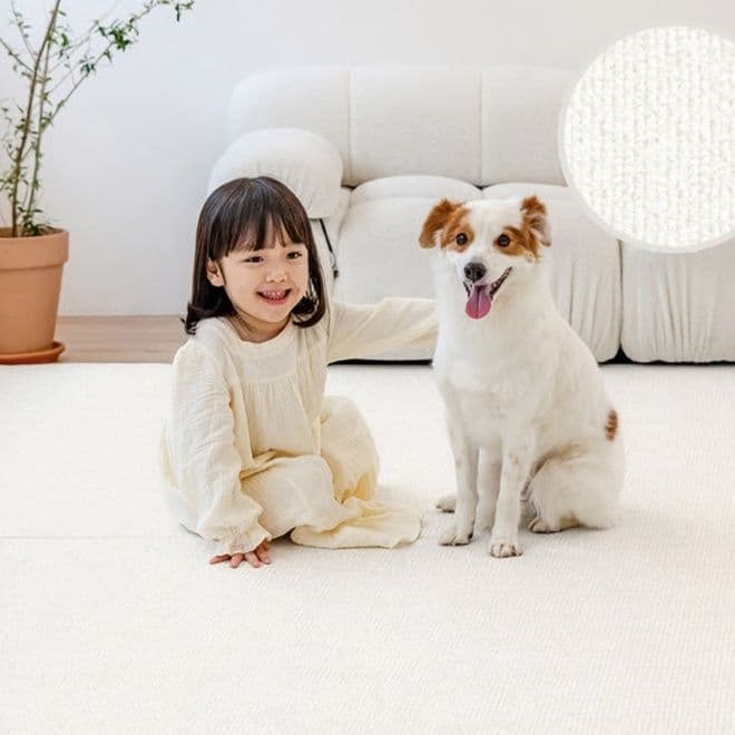 ペットマット 犬用 ふわもこ安心ペットフロアマット