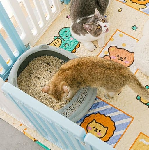 ペットマット 犬猫兼用 ふわもこ動物園マット