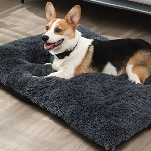 ペットマット 犬用 ふわふわ長毛無圧迫休息マット