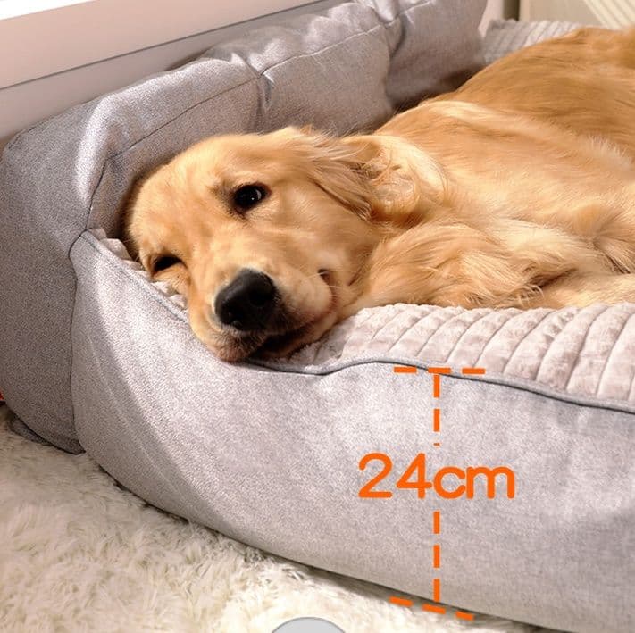 ペットマット 犬用 枕付き防水防滑マット