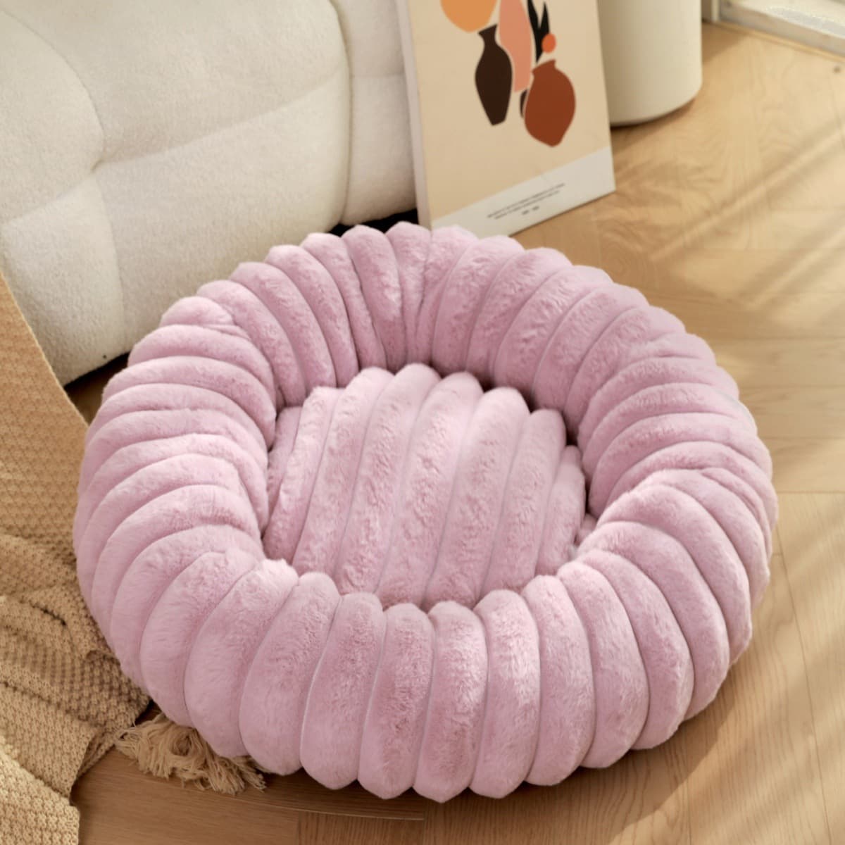 ペットマット 犬用 もこもこウェーブ ペット専用お昼寝マット