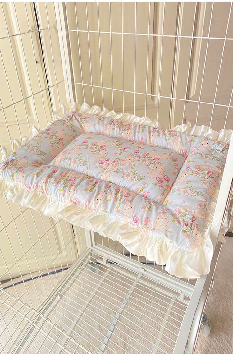 ペットマット 猫用 ふんわりフリル姫系マット