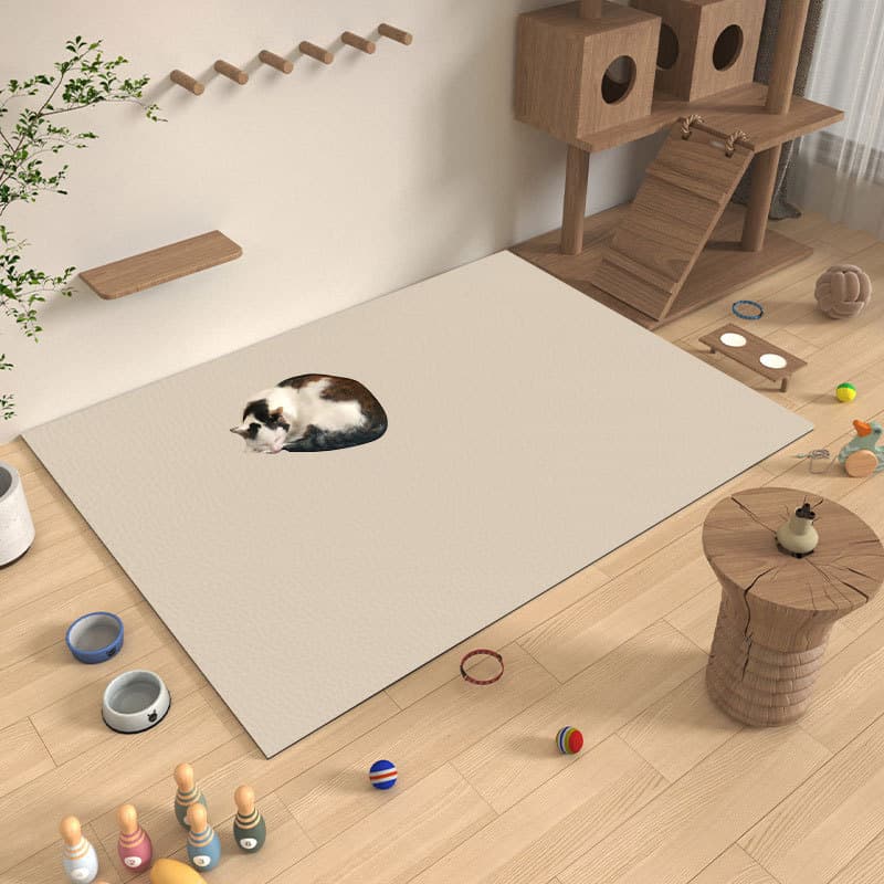 ペットマット 猫用 ふわもこ快適マットラグ