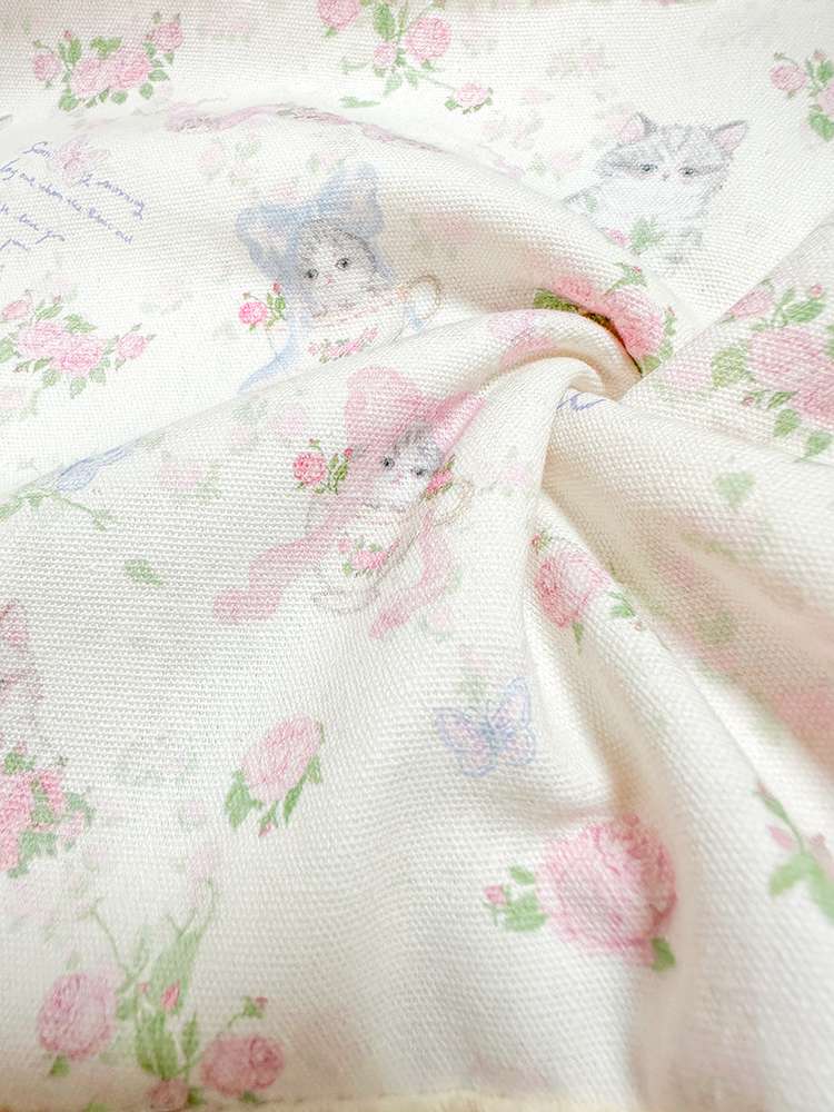 ペットマット猫用 ふんわりお姫様の猫用高級座布団