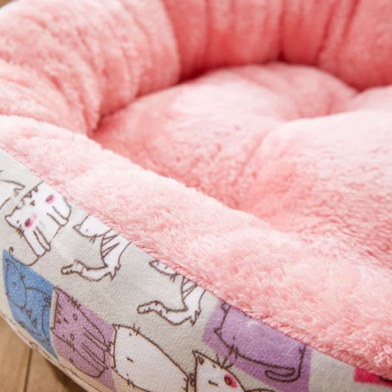 ペットマット 猫用 もこもこぬくぬくベッド