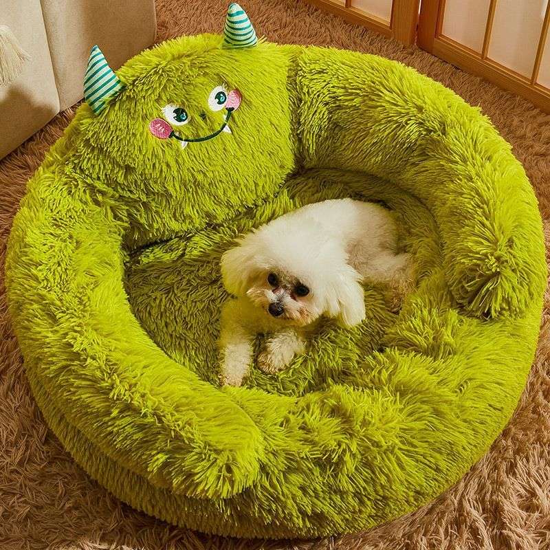 ペットマット 犬猫兼用 もこもこモンスターベッド