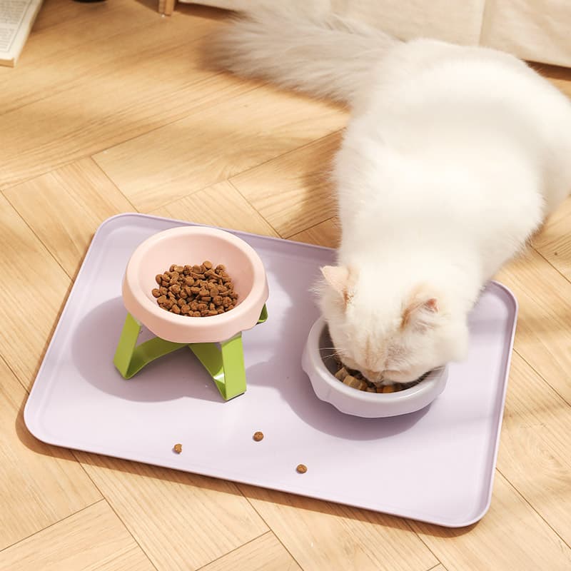 ペットマット 犬猫兼用 こぼれにくい食器マット