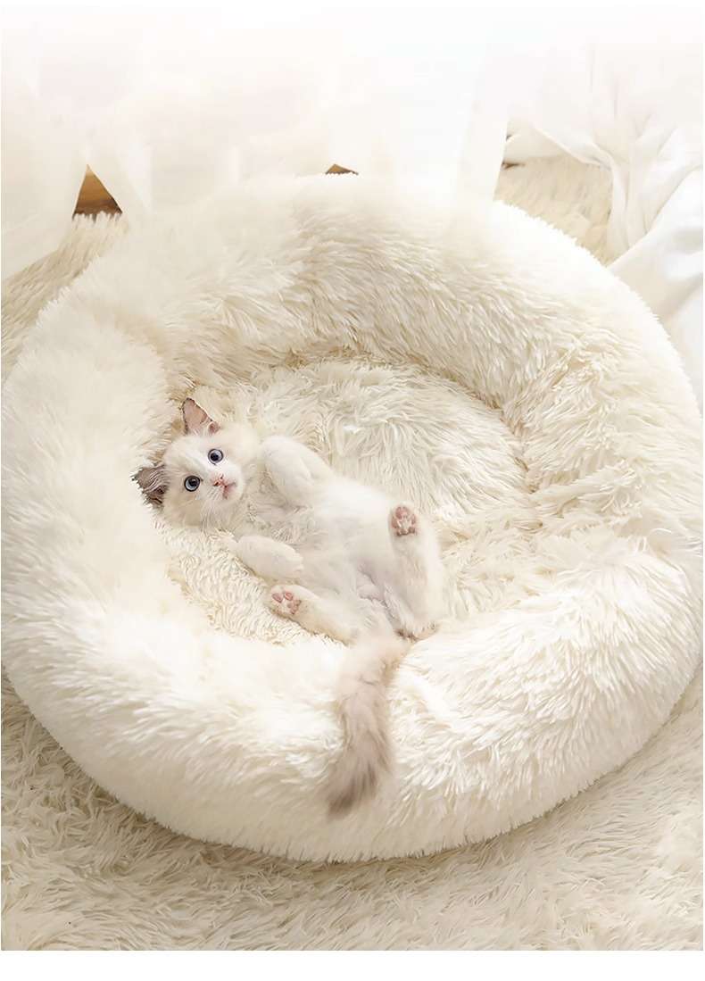 ペットマット 猫用もこもこ幸せベッド