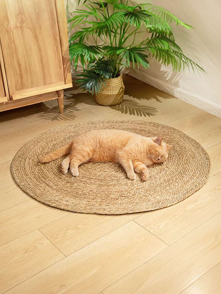 ペットマット 猫用 天然蒲草の癒しマット