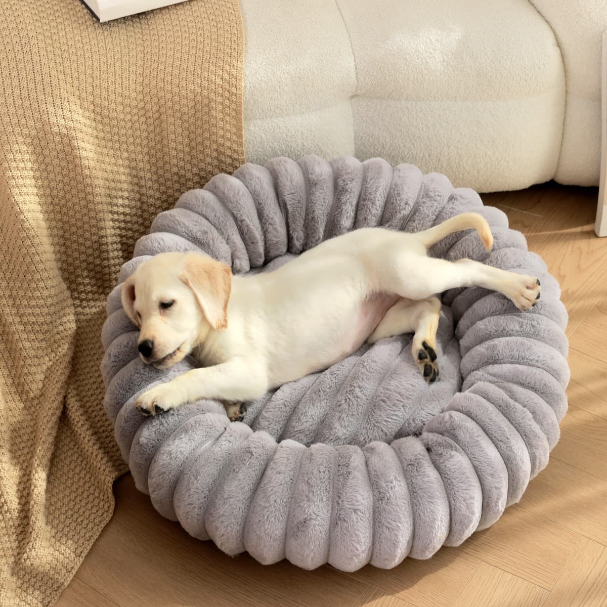 ペットマット 犬用 もこもこウェーブ ペット専用お昼寝マット