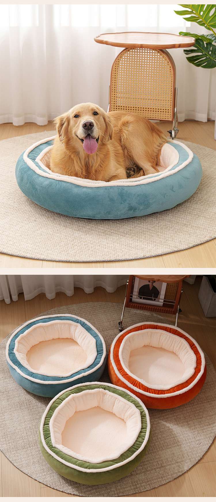 ペットマット 犬用 ふかふか包み込む夢ごこちベッド