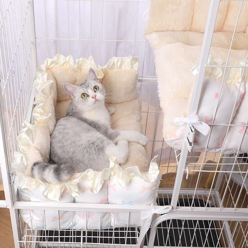 ペットマット 猫用 ふんわりプリンセス猫ベッドマット