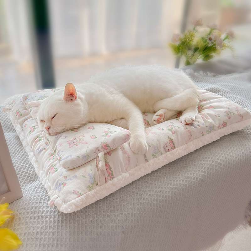 ペットマット猫用 ふんわりお姫様の猫用高級座布団