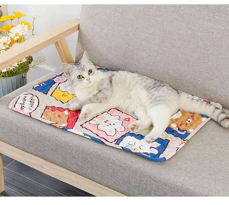 ペットマット 猫用 ふわふわ可愛い動物パッチワークマット