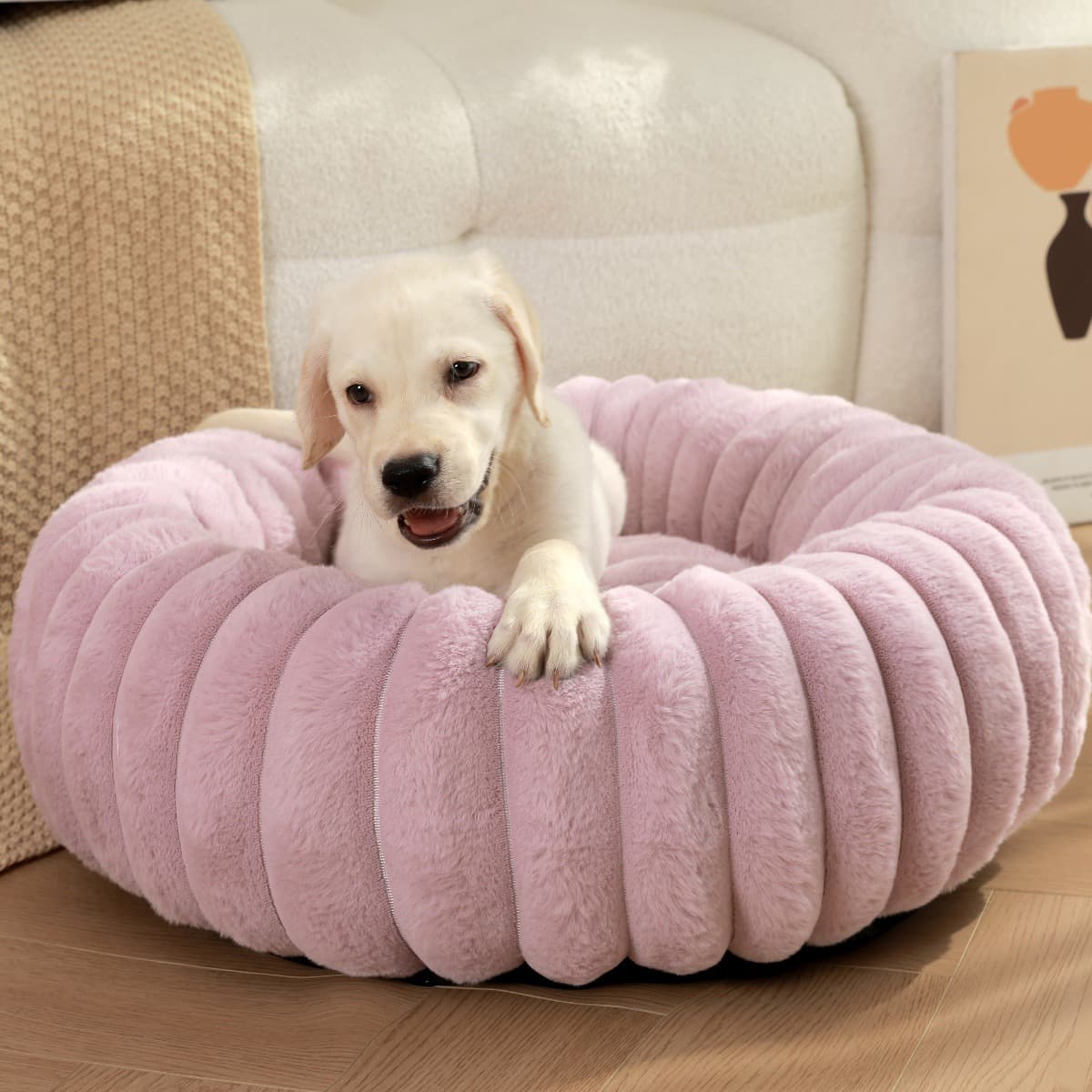 ペットマット 犬用 もこもこウェーブ ペット専用お昼寝マット