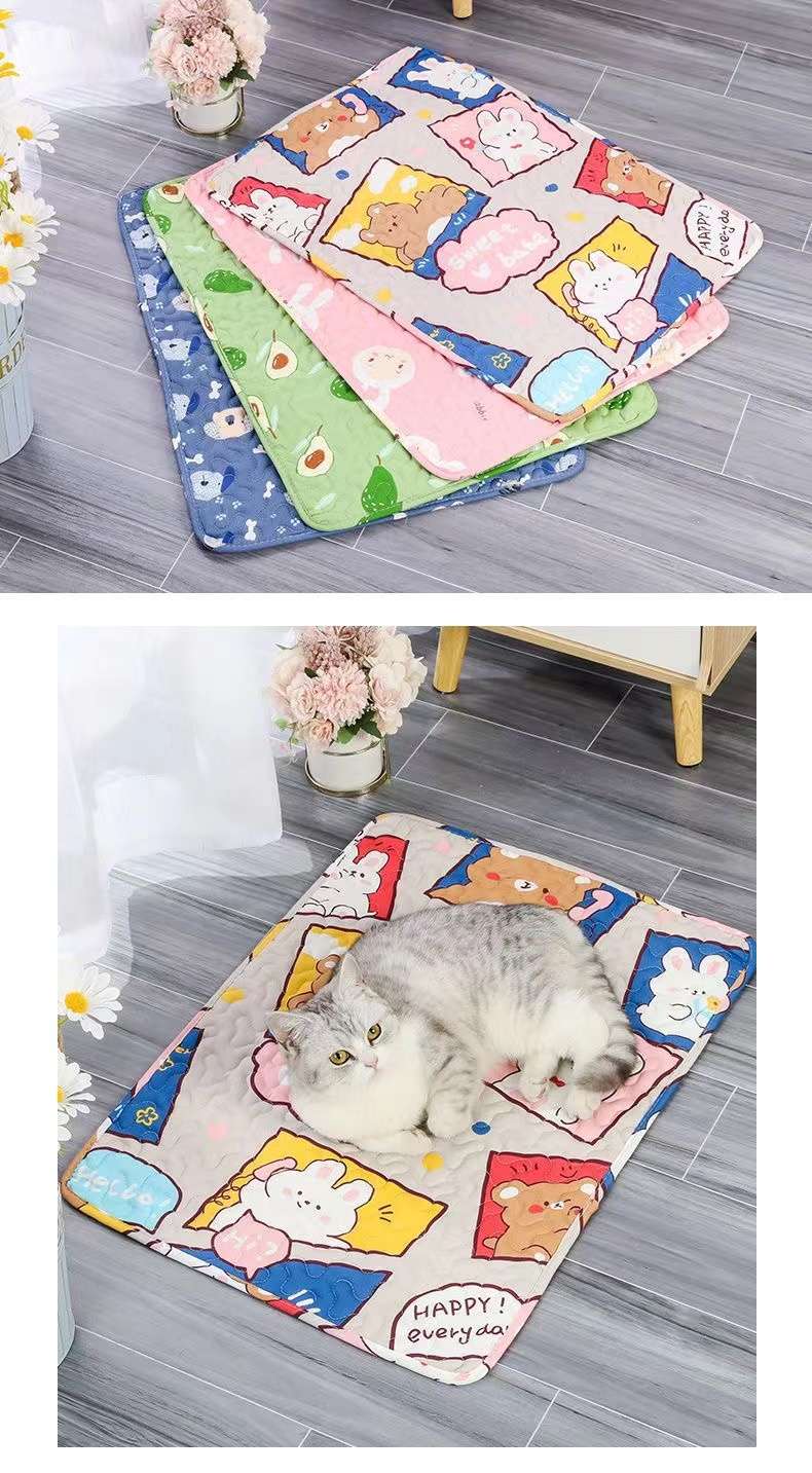 ペットマット 猫用 ふわふわ可愛い動物パッチワークマット