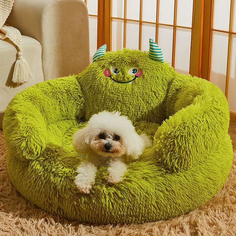 ペットマット 犬猫兼用 もこもこモンスターベッド