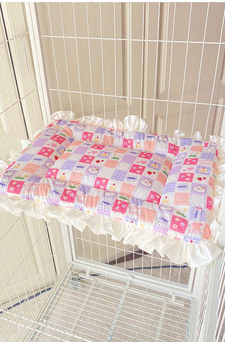 ペットマット 猫用 ふんわりフリル姫系マット