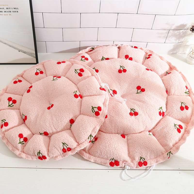 ペットマット 猫用 もこもこお花型マット
