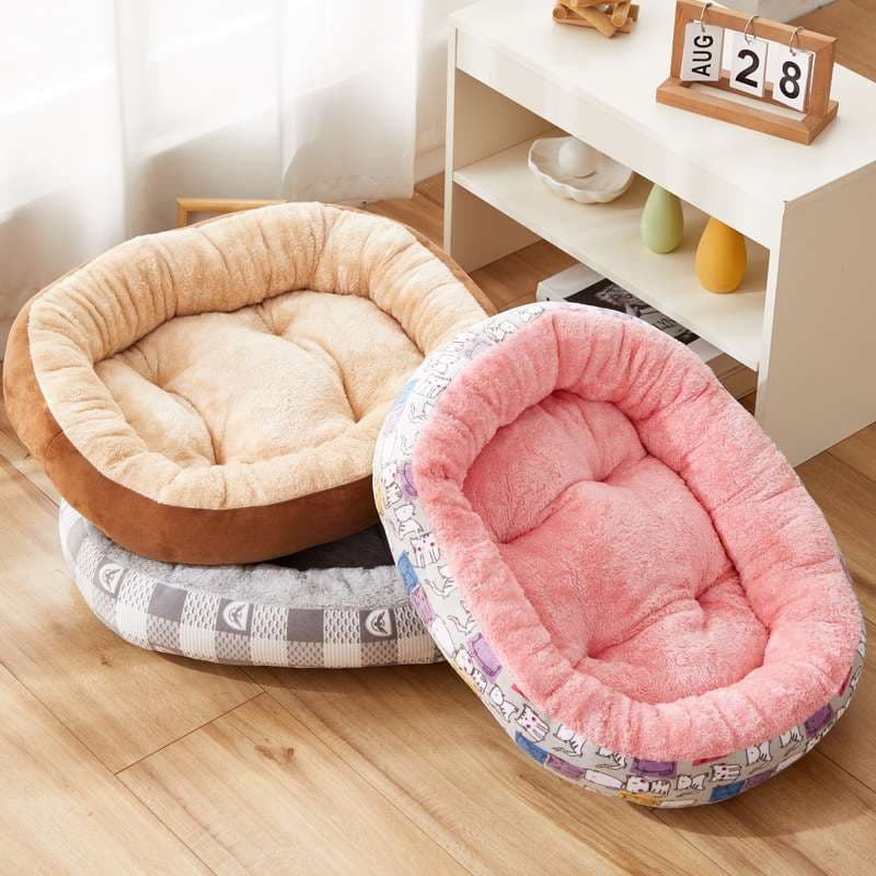 ペットマット 猫用 もこもこぬくぬくベッド