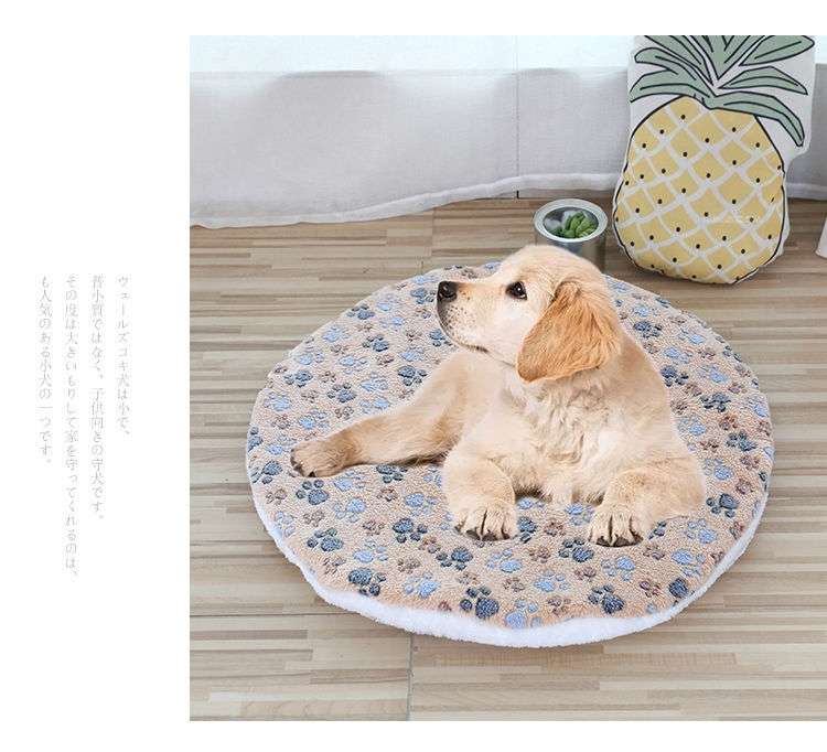 ペットマット 犬猫兼用 ふわもこ両面使える快適マット