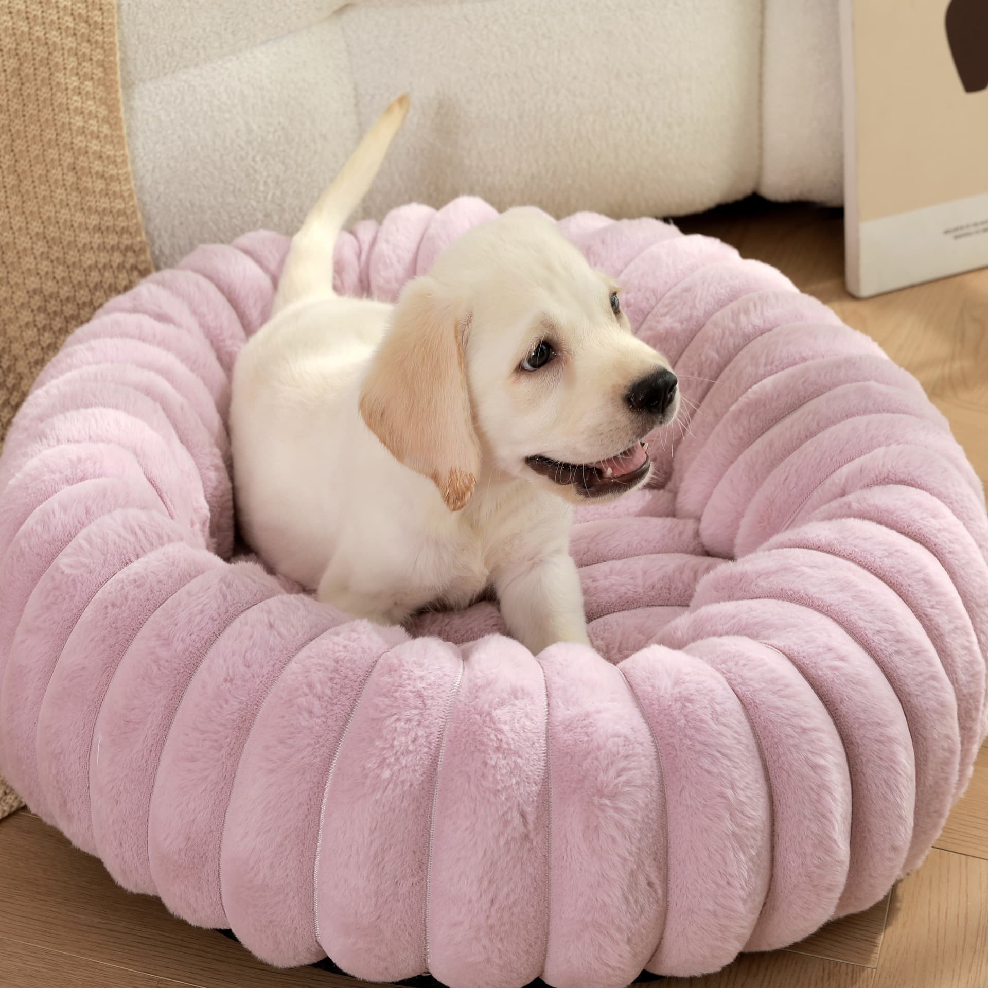 ペットマット 犬用 もこもこウェーブ ペット専用お昼寝マット