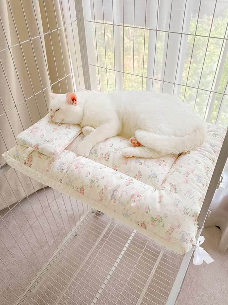ペットマット猫用 ふんわりお姫様の猫用高級座布団