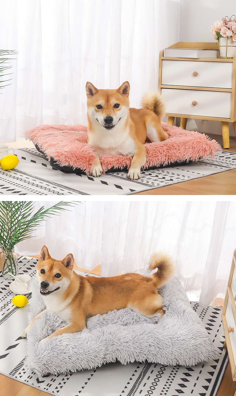 ペットマット 犬用 もこもこ暖か冬用マット