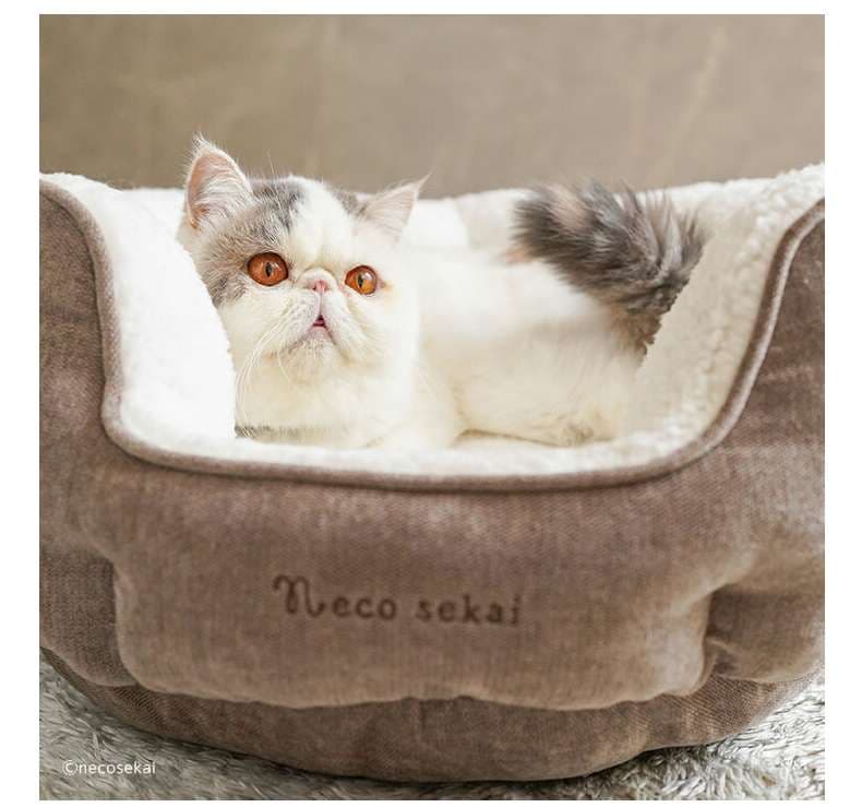 ペットマット 猫用 もふもふベッド ねこのねぐら