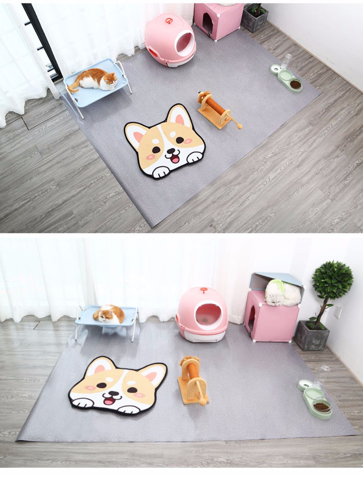 ペットマット 犬猫兼用 防水耐久マット