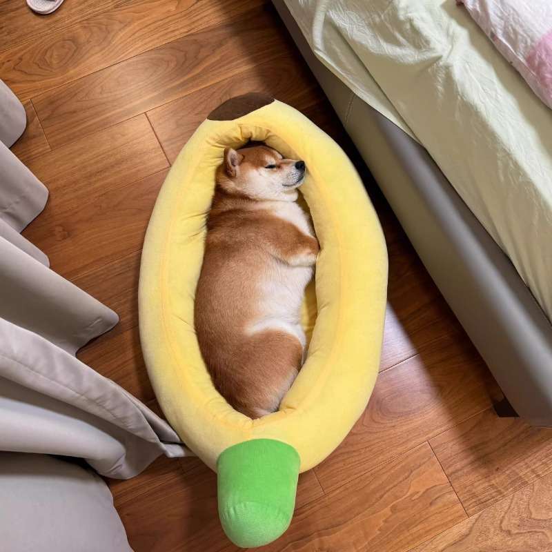 ペットマット 犬用 もちふわバナナベッド