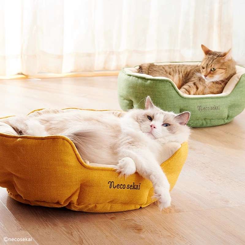 ペットマット 猫用 もふもふベッド ねこのねぐら