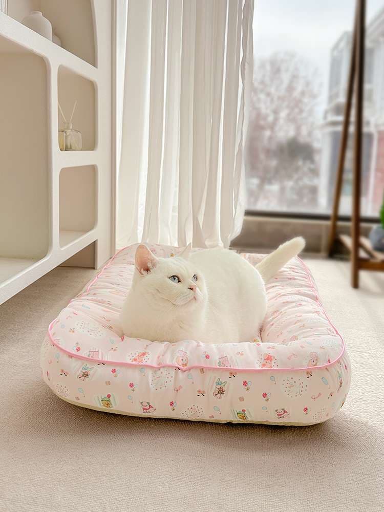 ペットマット 猫用 ふわもこ癒しペットクッション