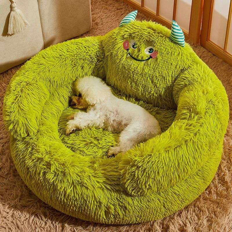 ペットマット 犬猫兼用 もこもこモンスターベッド
