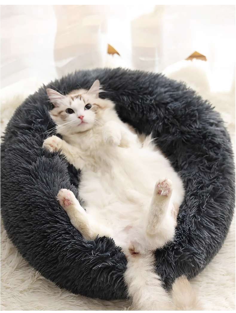ペットマット 猫用もこもこ幸せベッド
