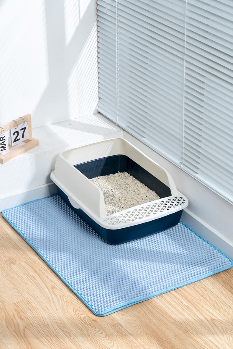 ペットマット 猫用 砂取りネット構造トイレマット