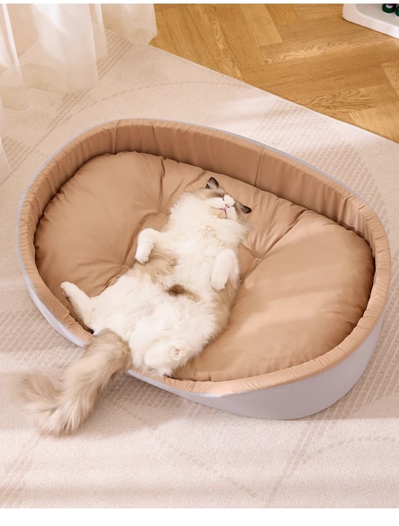 ペットマット 猫用ふわふわ包み込み型安眠ベッド