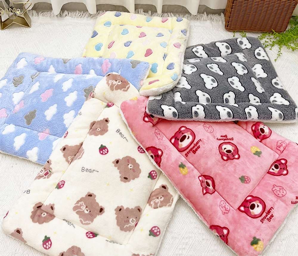 ペットマット 猫用 ふわもこ癒やし冬用マット
