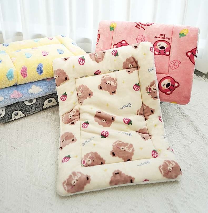ペットマット 猫用 ふわもこ癒やし冬用マット