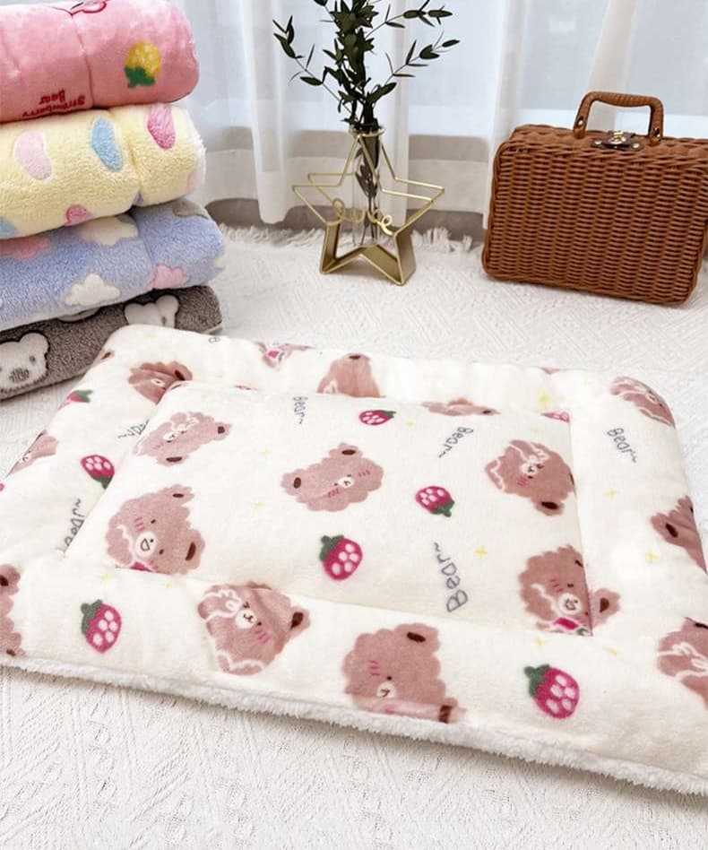 ペットマット 猫用 ふわもこ癒やし冬用マット